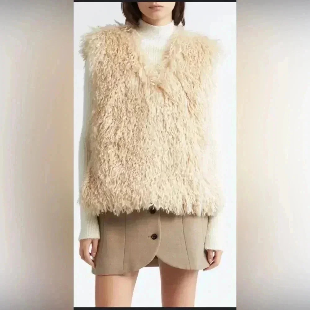 Sherpa Vest in XL Cream Terra an Sky